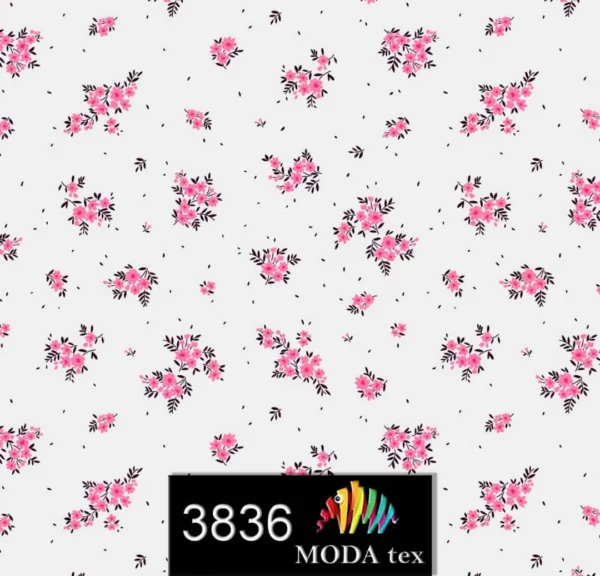 چاپ پارچه گل و گله ریز - کد3836 - تصویر 1