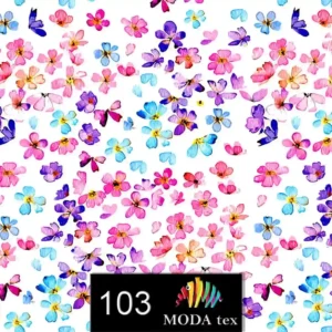 چاپ پارچه طرح گل و گل ریز