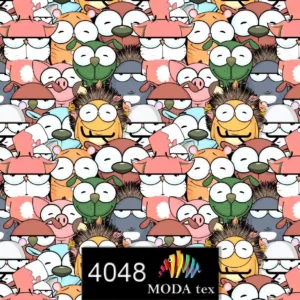 چاپ پارچه طرح حیوانات فانتزی